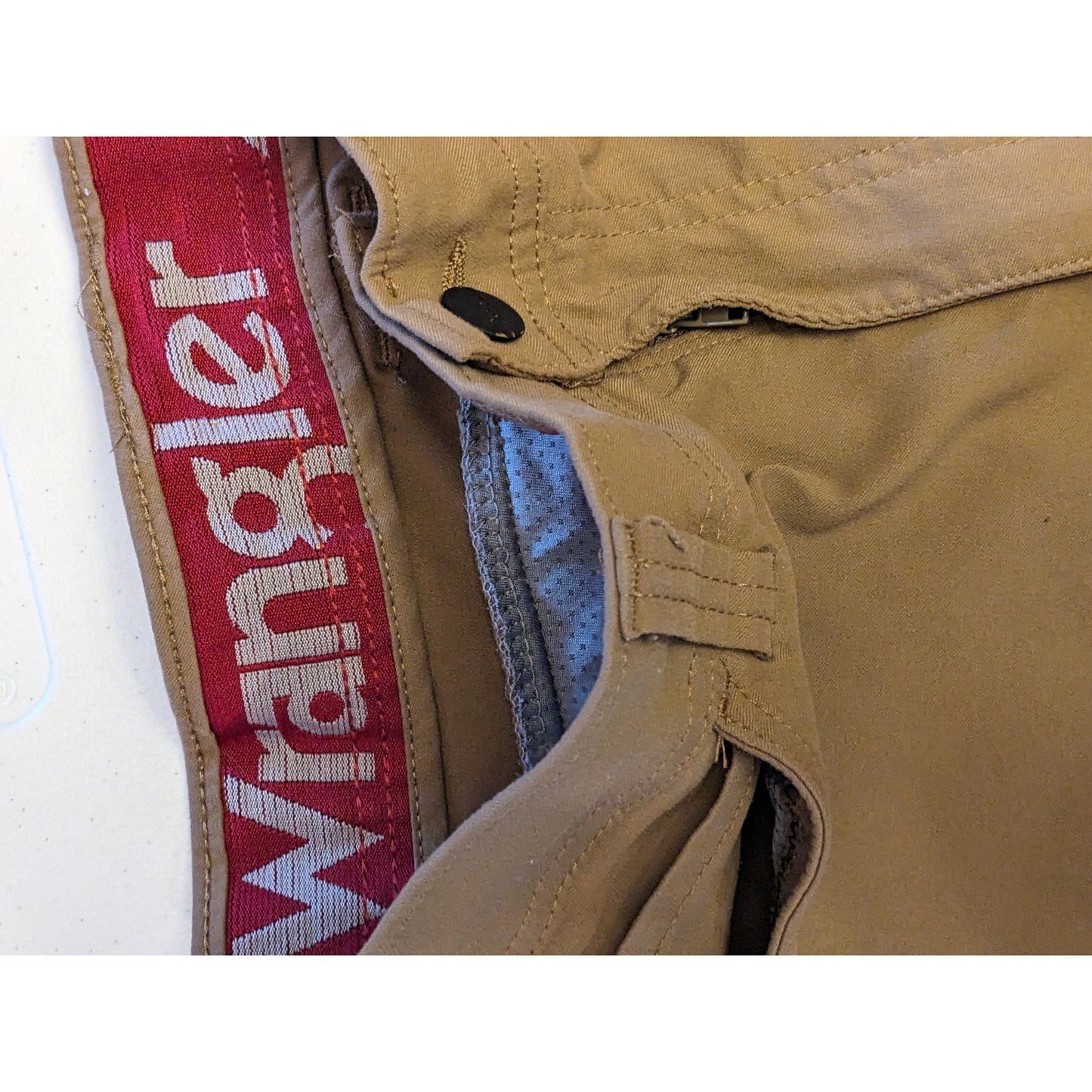 Wrangler Pants Mens 29x30 Outdoor Cargo Brown Workwear Utility Stretch Hiking