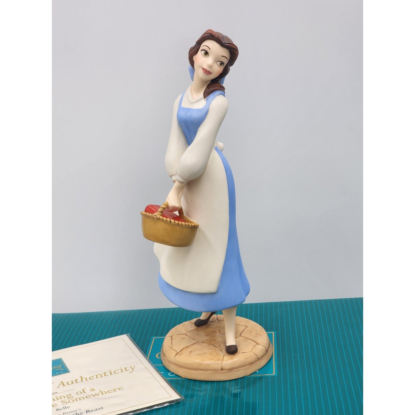 WDCC Belle Dreaming of a Great Wide Somewhere Beauty Beast 10th Anniversary COA