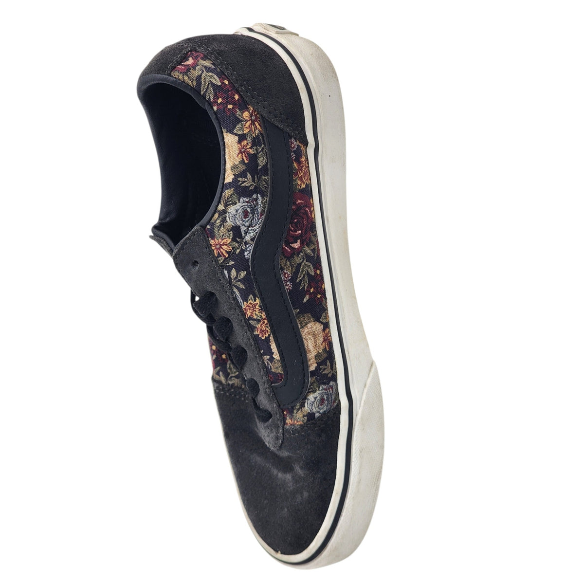 Vans Off the Wall Old Skool Womens 7 Floral Skate Shoes Y2K Sneakers Low Top