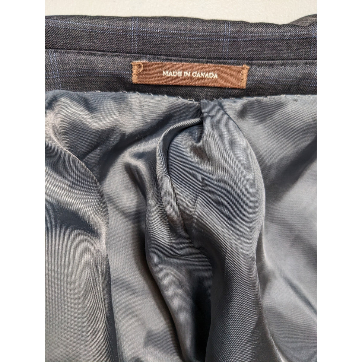 Peter Millar Blazer Mens 46R Plaid Canada Sport Coat Two Button Prep Virgin Wool
