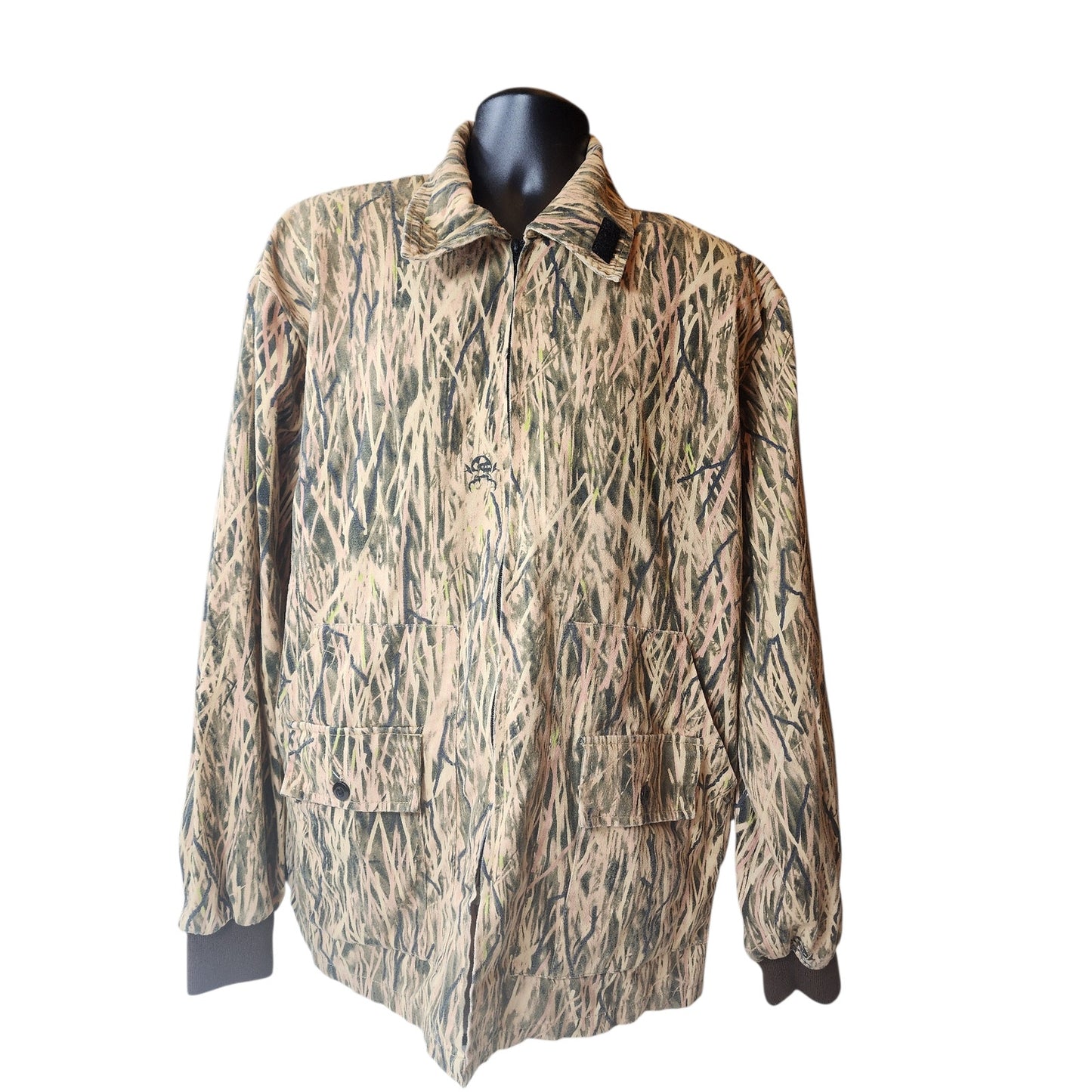 M2D Made to Deceive Camo Hunting Jacket Mens XL Duck Blind Field Waterfowl Y2K