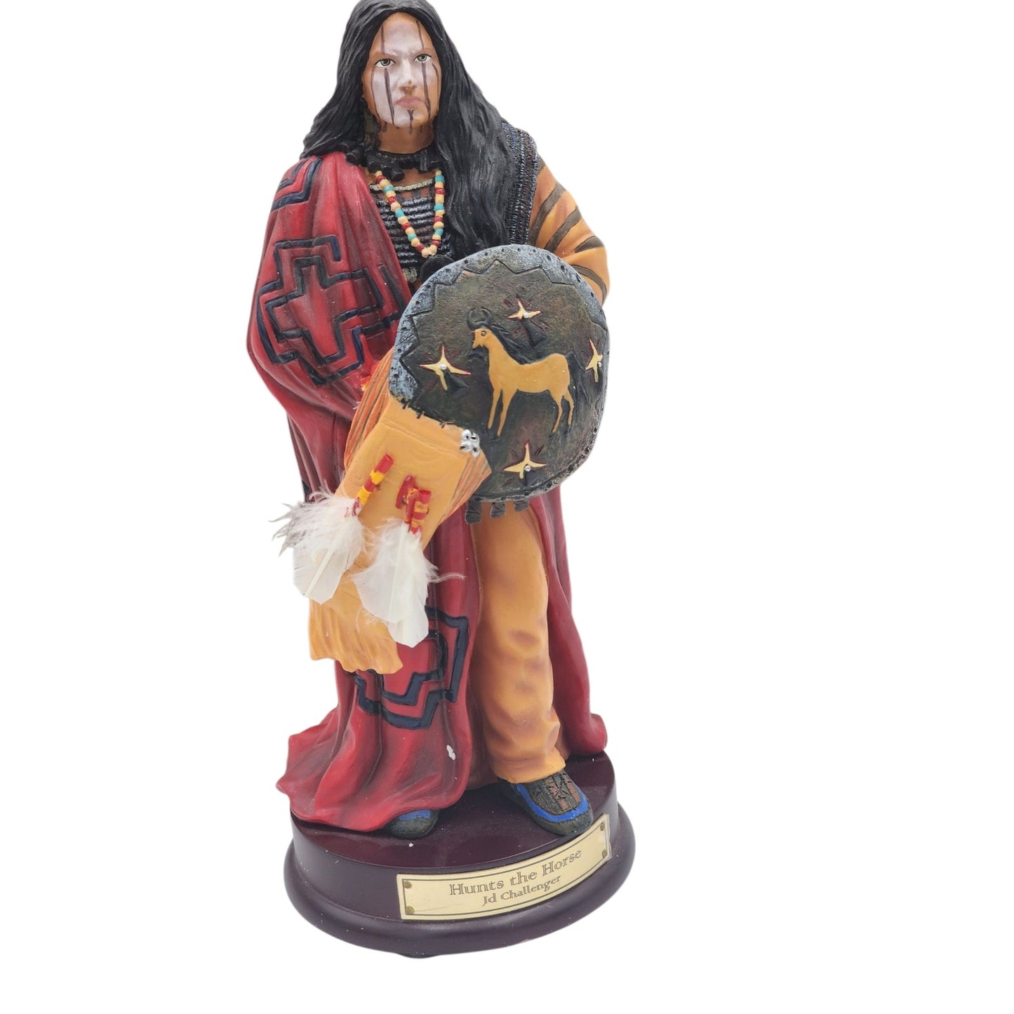 JD Challenger Figurine Hunts Horse Southwestern Style Limited Westland Box 15104
