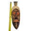 African Mask Wall Decor Ghana Wood Tribal Art Ethnic Cultural Face Bohemian 18"