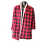 Eddie Bauer Buffalo Plaid Sherpa Lined Open Jacket Medium Cabin Flannel Shacket