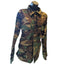 Woodland Camo Combat Shirt Jacket Mens Large Short Army Field Coat Tactical