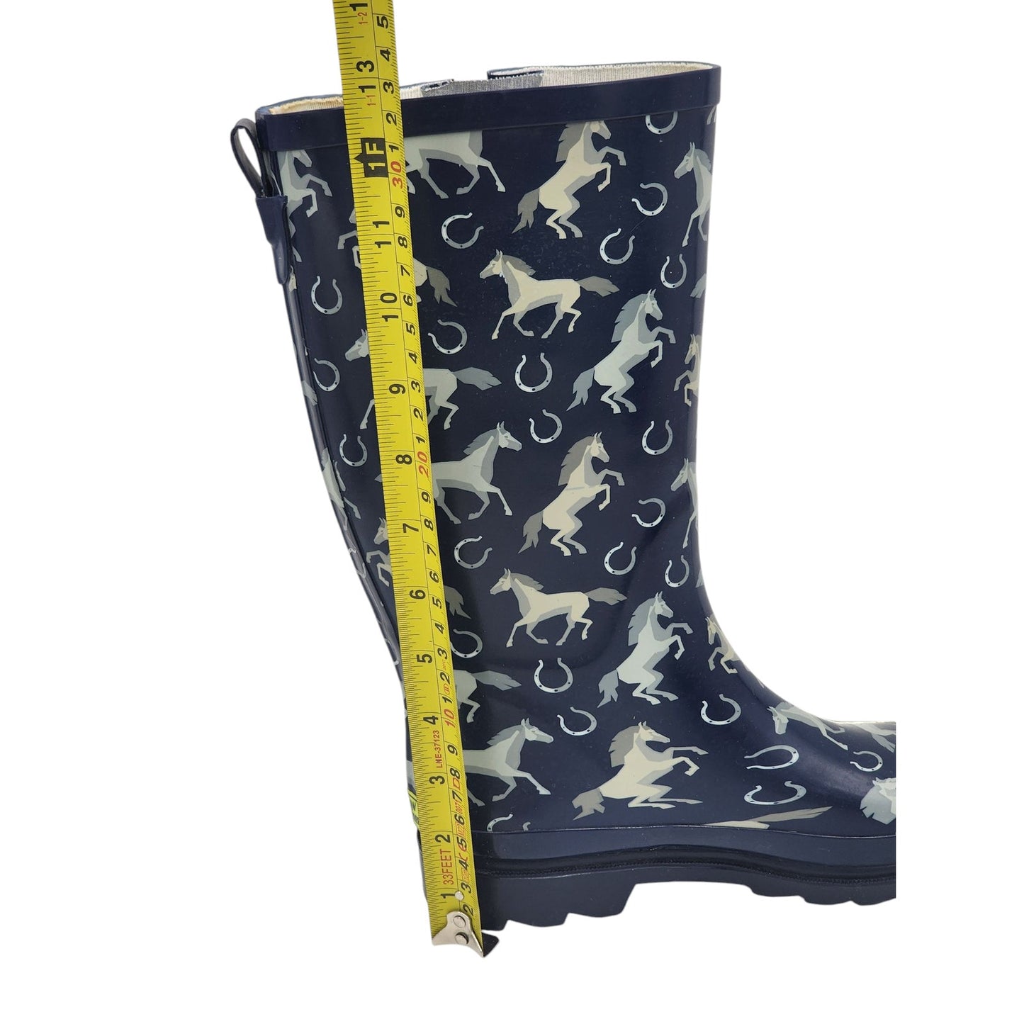Western Chief Rain Boots Womens 6 Horse Waterproof Tall Rubber Energetic Equines