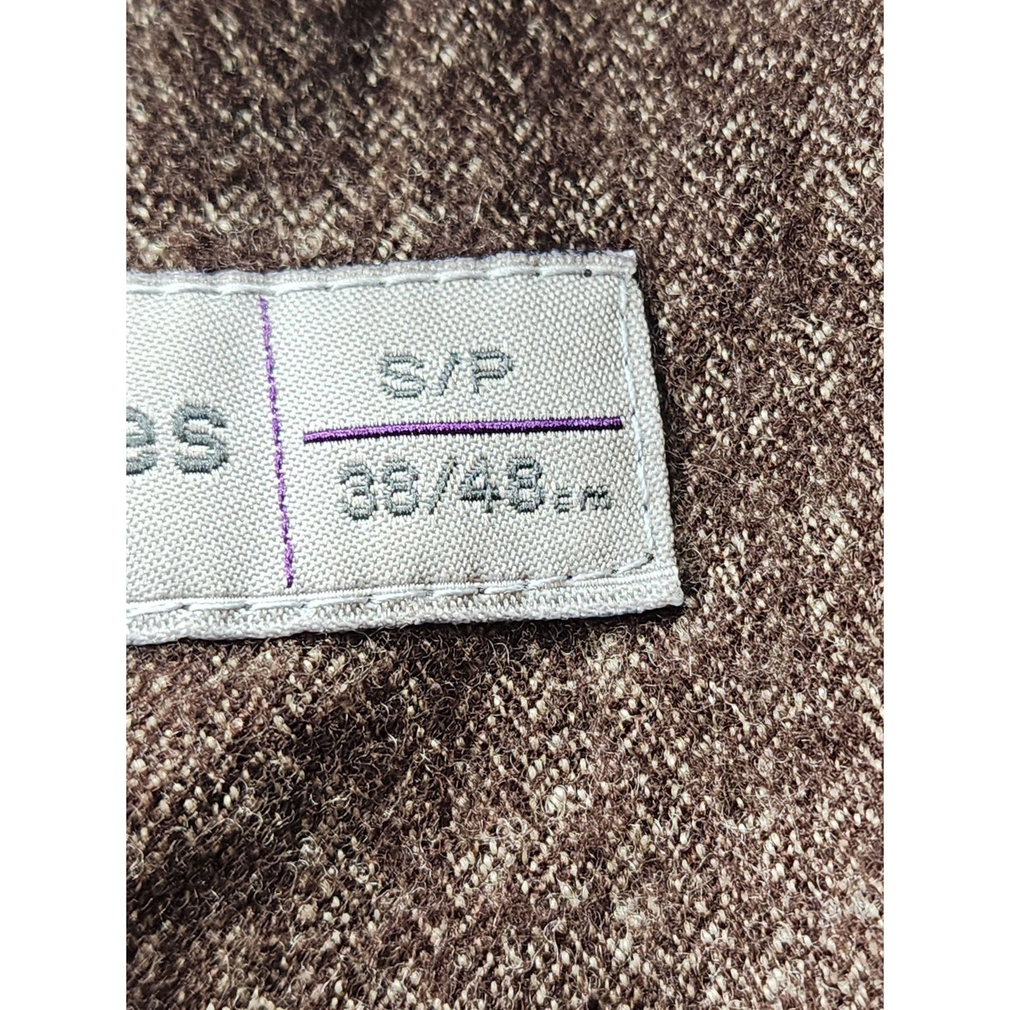 Scott James Blazer Mens Small 38 Wool Two Button Jacket Sport Coat Classic Tweed