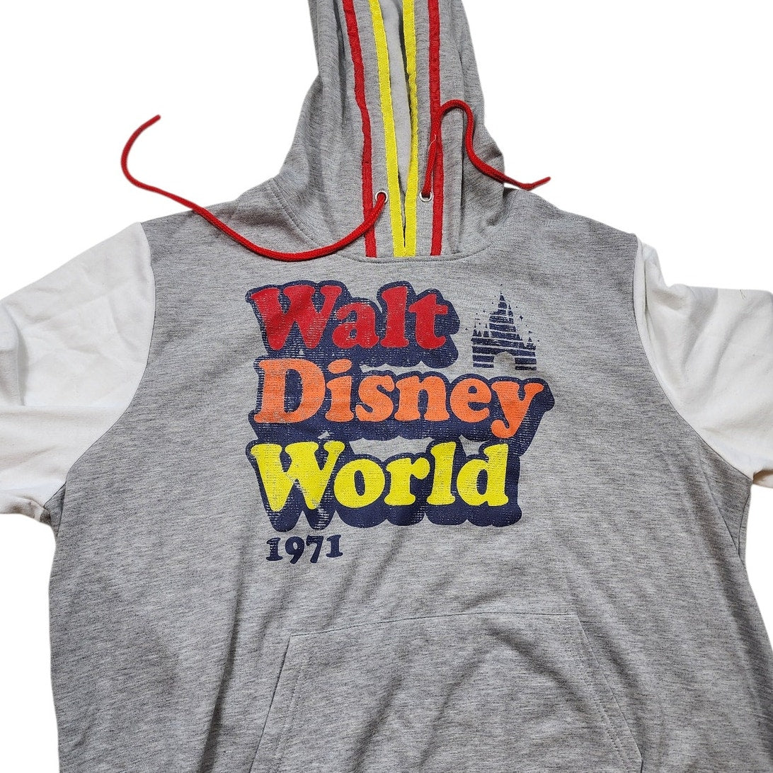 Walt Disney World 1971 Hoodie Womens Plus 1X Pullover Sweatshirt Retro Parks