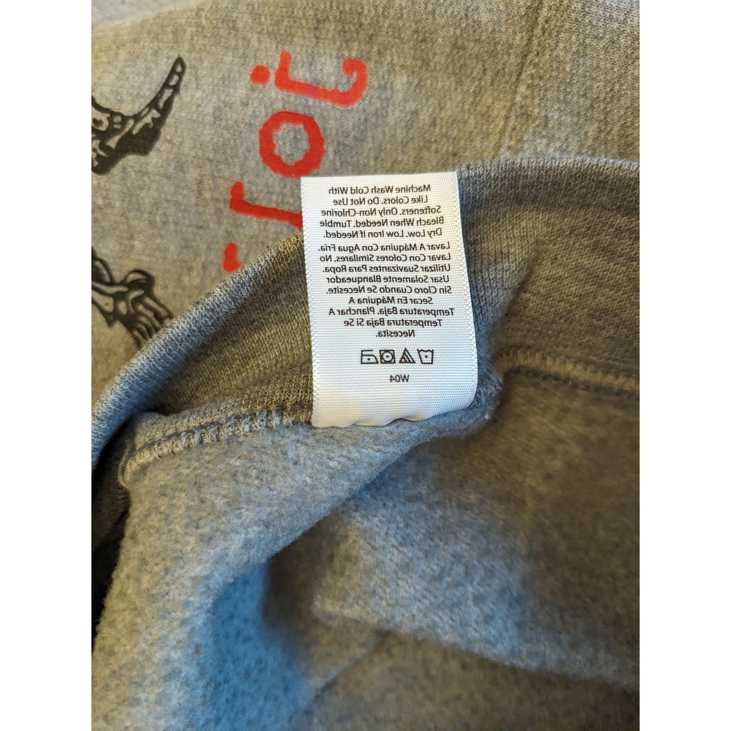 Athletic Works Jolly AF Skeletons Hoodie Mens XL Funny Christmas Sweatshirt Gray