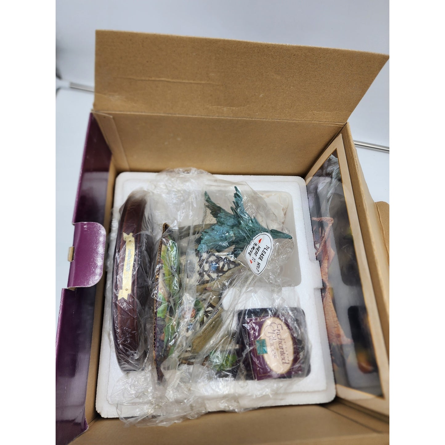 WDCC Disney Enchanted Place Seven Dwarf Cottage Snow White Dopey Vintage Box COA