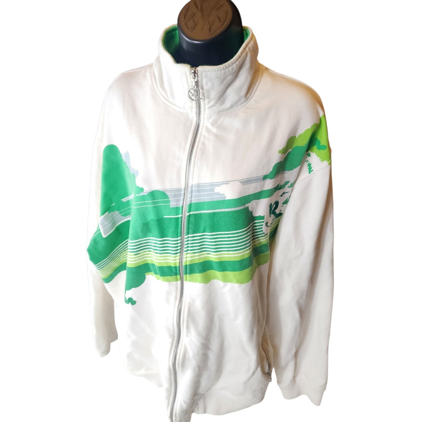 Rocawear Track Jacket Mens 3XL Zip Streetwear Hip Hop Retro Y2K Skater Graffiti