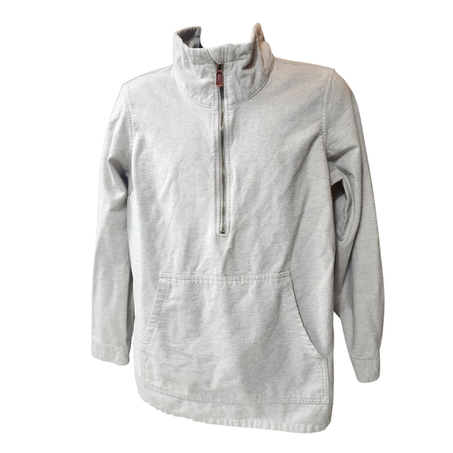 LL Bean Pullover Mens Medium Sweatshirt Quarter Zip Outdoor Casual Hiking Rugged