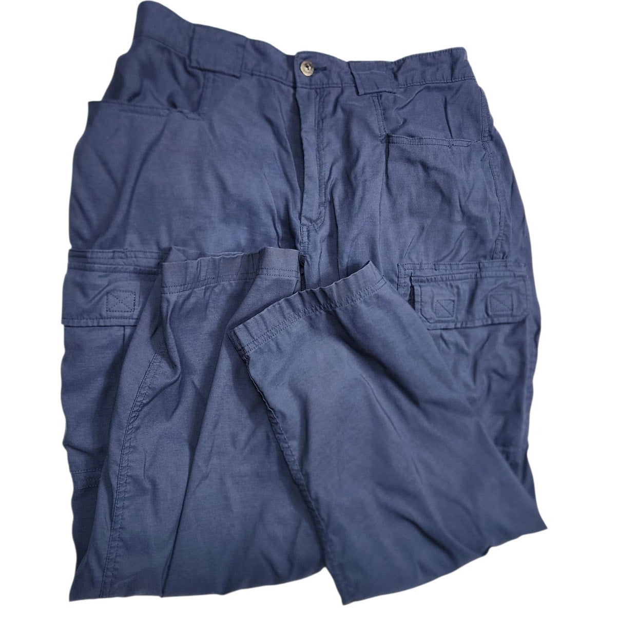 Duluth Trading Pants Mens Lx30 Workwear Blue Utility Cargo Durable Outdoor