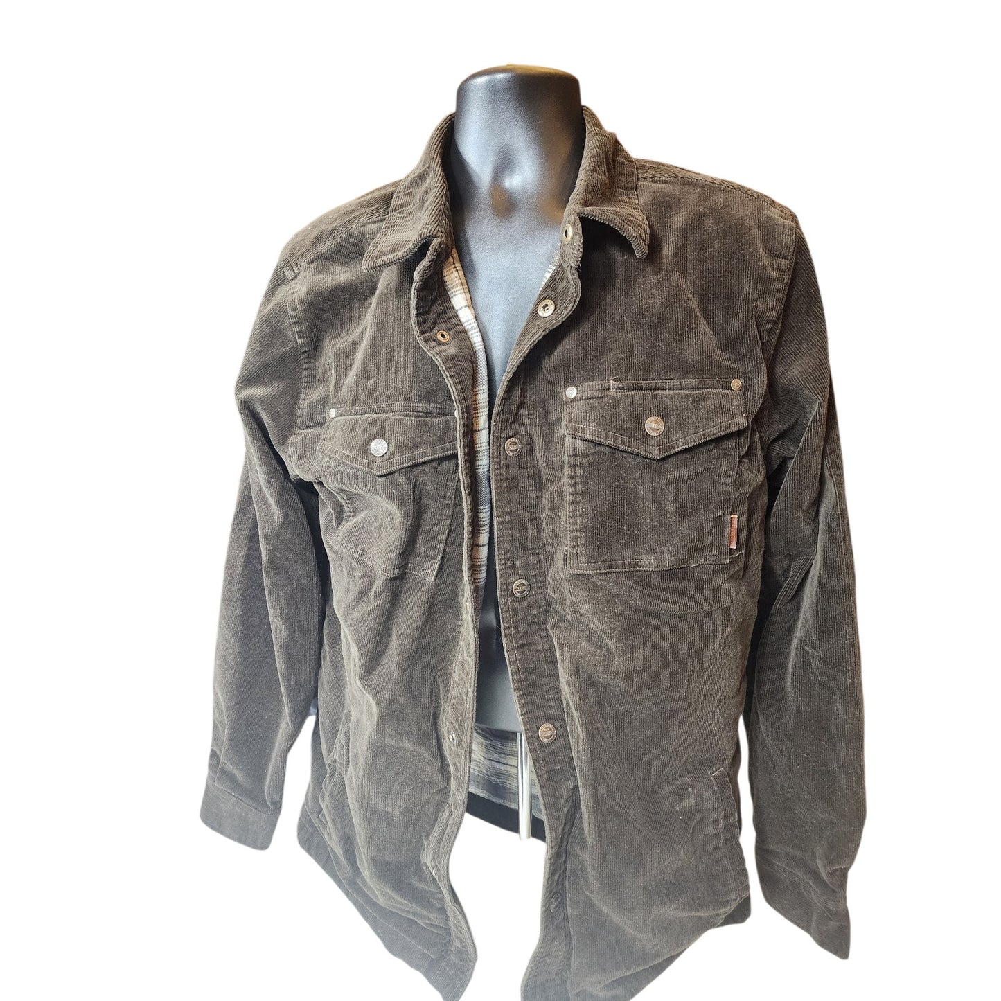 Legendary Whitetails Tough Buck Corduroy Shirt Jacket Large Tall Flannel Shacket