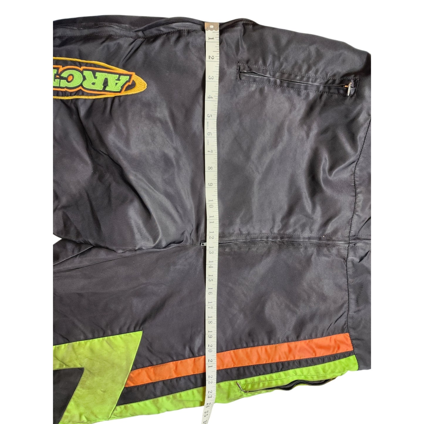 Arctic Cat Snow Bib Overalls Mens XL Arcticwear Lightning Pants Vintage 90s