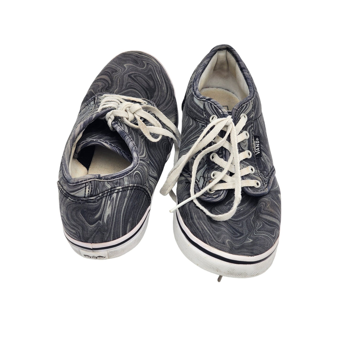 VANS Off the Wall Shoes Womens 9 Marbled Canvas Sneakers Lace Up 25.5CM TB4R
