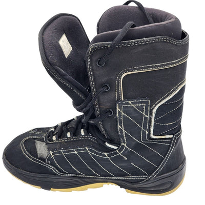 FXR Boots Mens 9 Black Rugged Winter Sport Footwear Lace Up Snowmobile