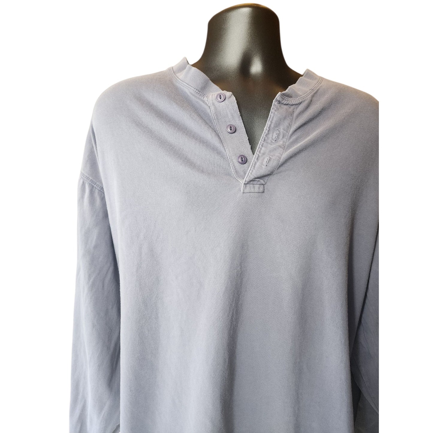 Cabelas Henley Shirt Outdoor Men 3XL Long Sleeve Top Hunting Fishing Hiking Work