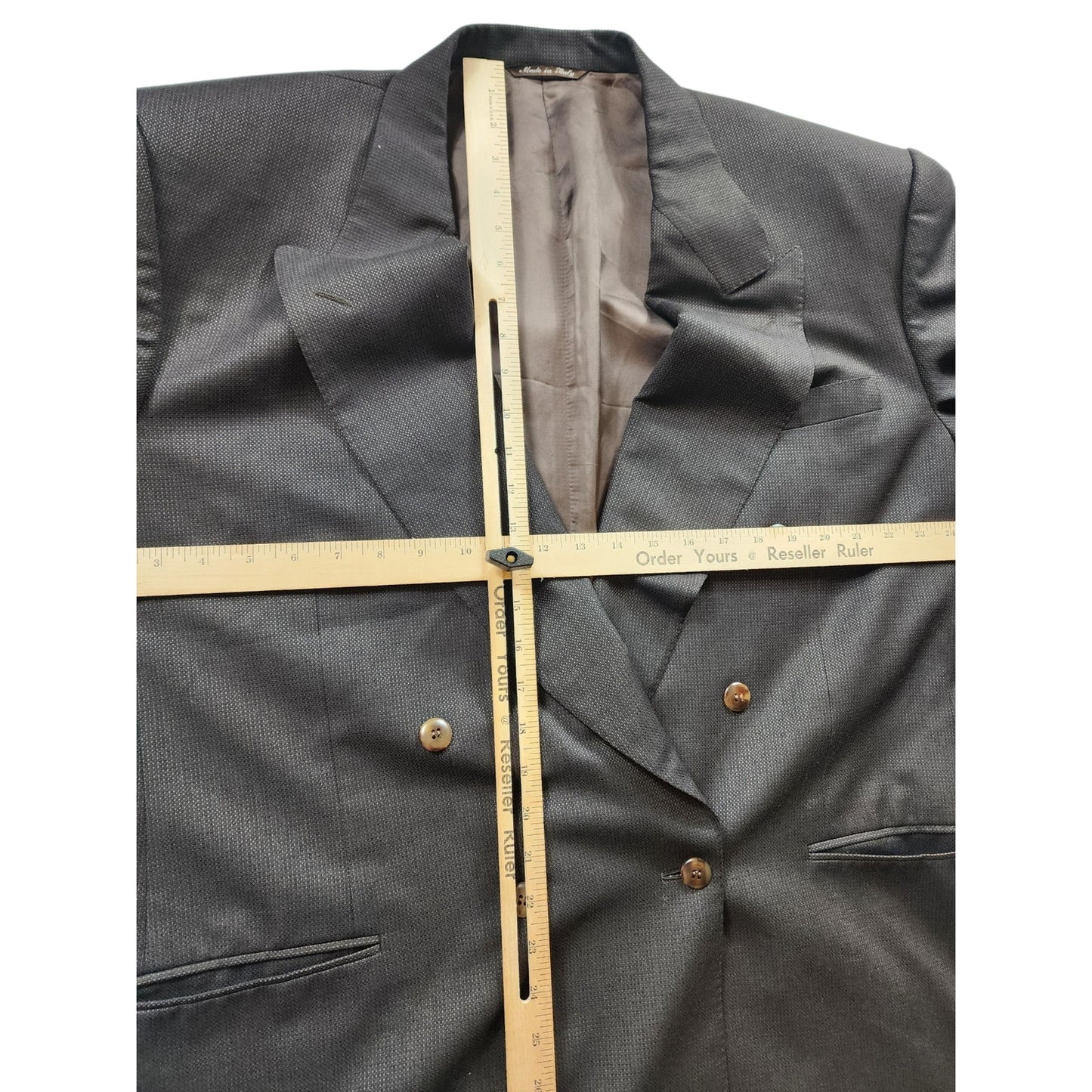 Canali Milano Blazer Jacket 58L Double Breasted Suit Coat Wool Italy Italian