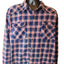 Wrangler Plaid Flannel Shirt Mens 2XL Button Western Flex Comfort Cowboy Rodeo