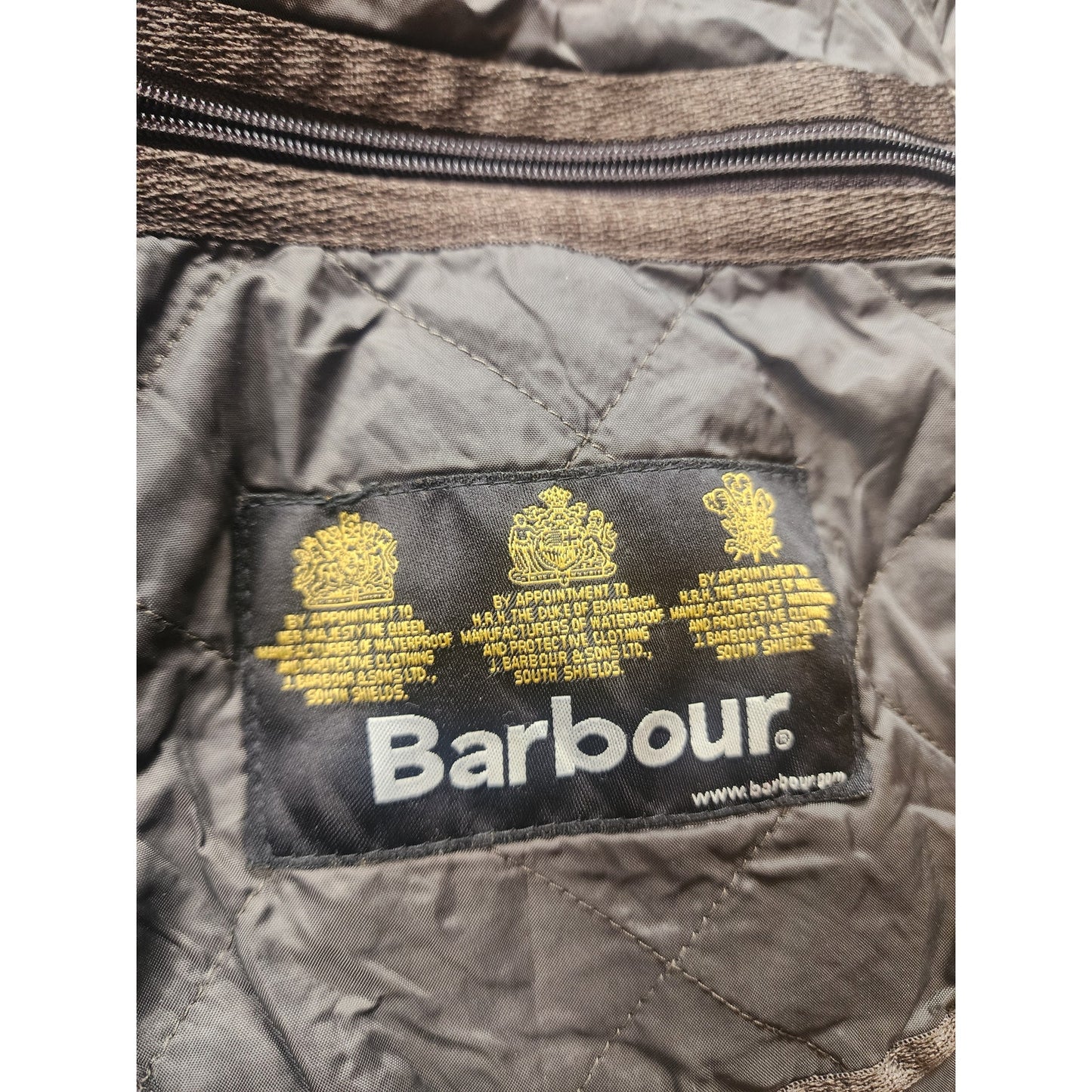 Barbour Liddesdale Sport Quilted Jacket Mens Large Zip D399 Lightweight Country