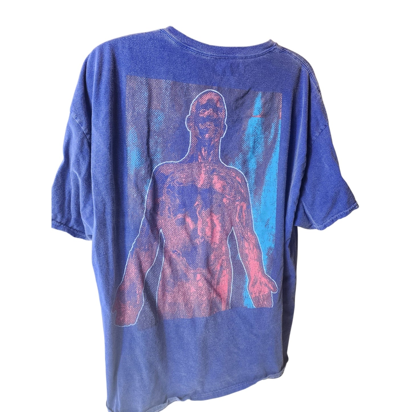 Nirvana Band T Shirt Mens 2XL Sliver Graphic Tee Grunge Distressed Vintage Style