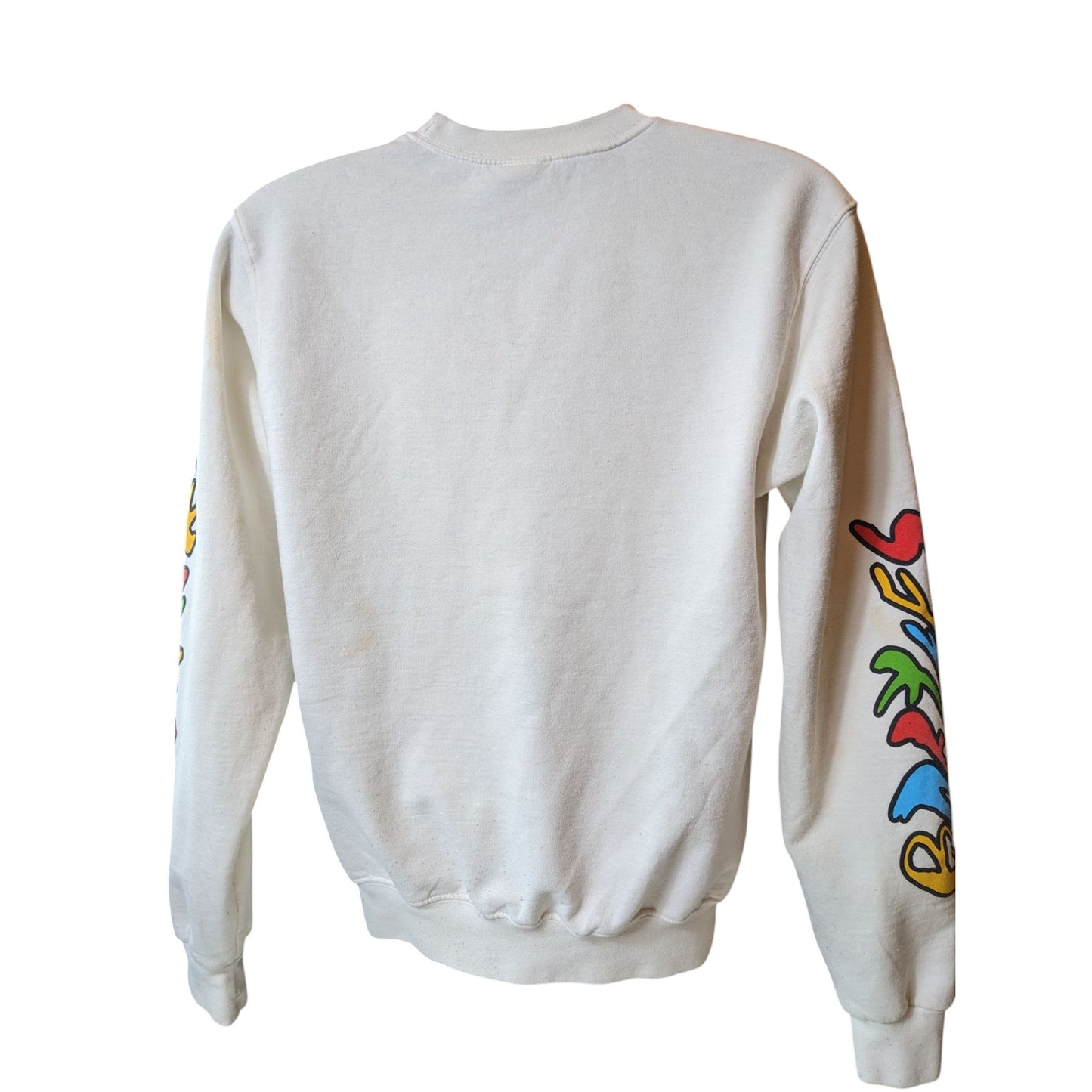 Champion ECO Pullover Adult Small Sweatshirt Earth Face Graphic Bartees Change