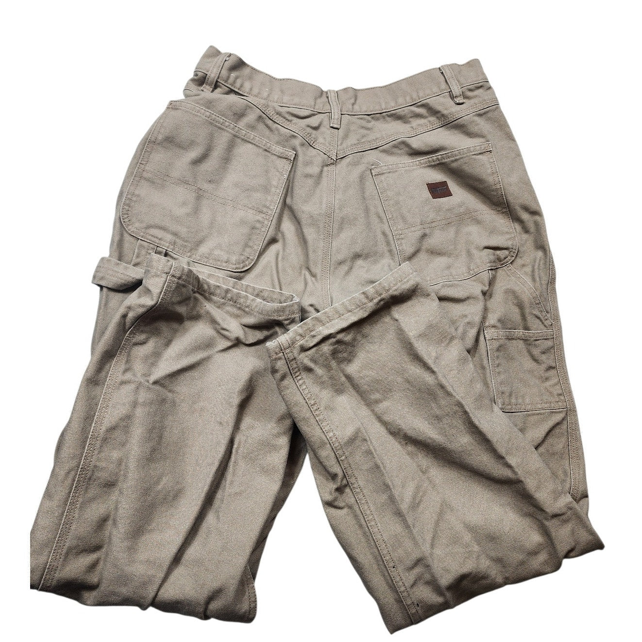 SAF BAK Canvas Lined Work Pants 36x32 Heavy Duty Cargo Rugged Utility Trousers