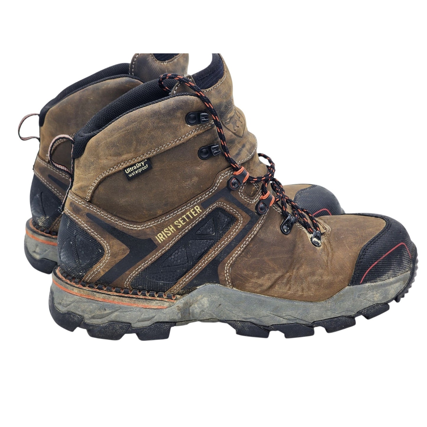 Irish Setter Boots Men 11.5 Work UltraDry Waterproof 83628 Leather Safety Hiking