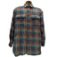 Vintage LL Bean Shirt Mens Medium Tall Chamois Plaid Pockets Traditional Fit