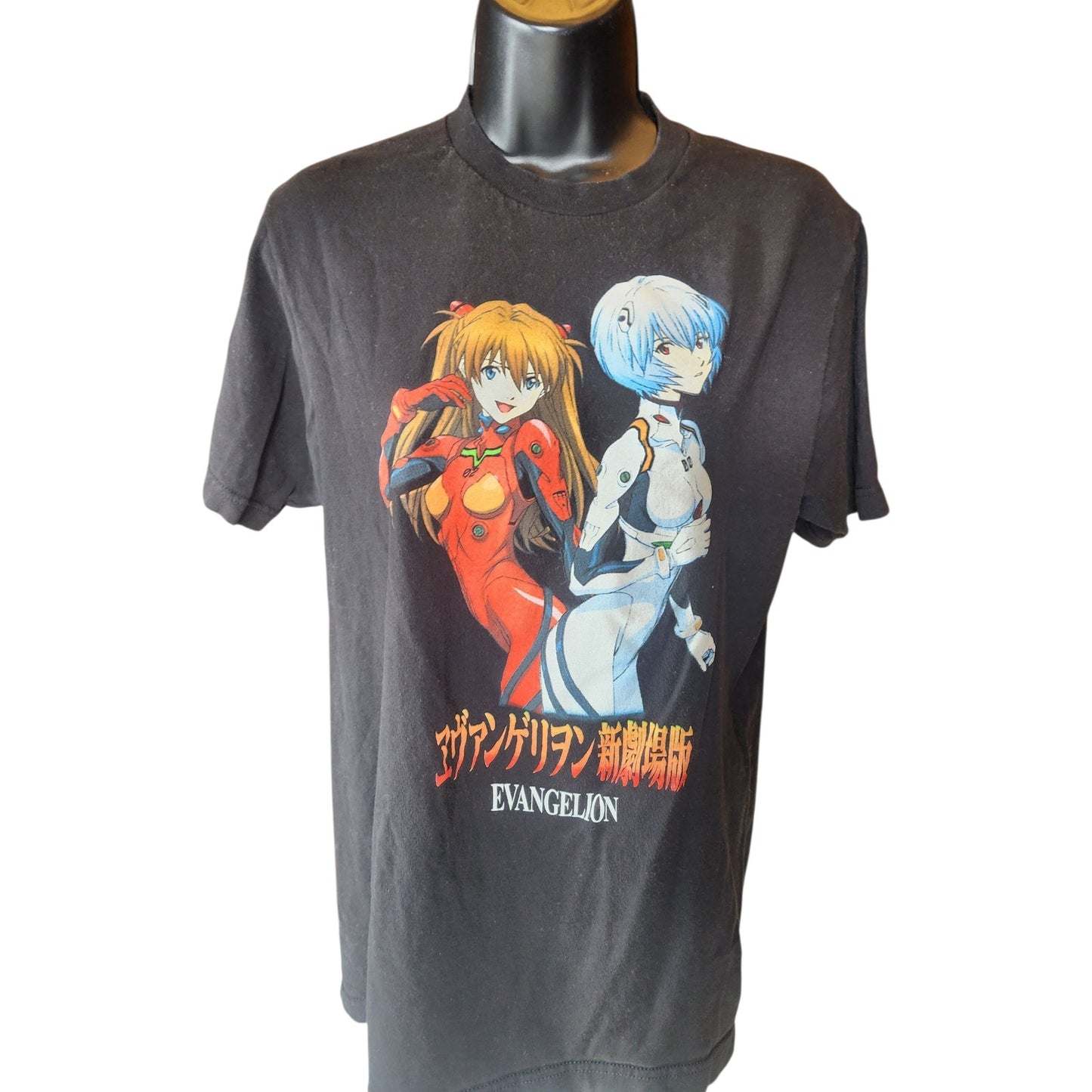 Evangelion Anime T Shirt Women Small Youth XL Rei Asuka Neon Genesis Graphic