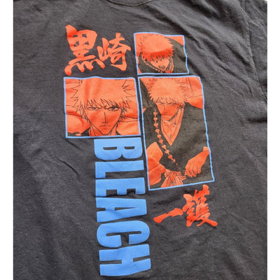 Bleach Anime T Shirt Mens Medium Manga Ichigo Kurosaki Graphic Short Sleeve Tee