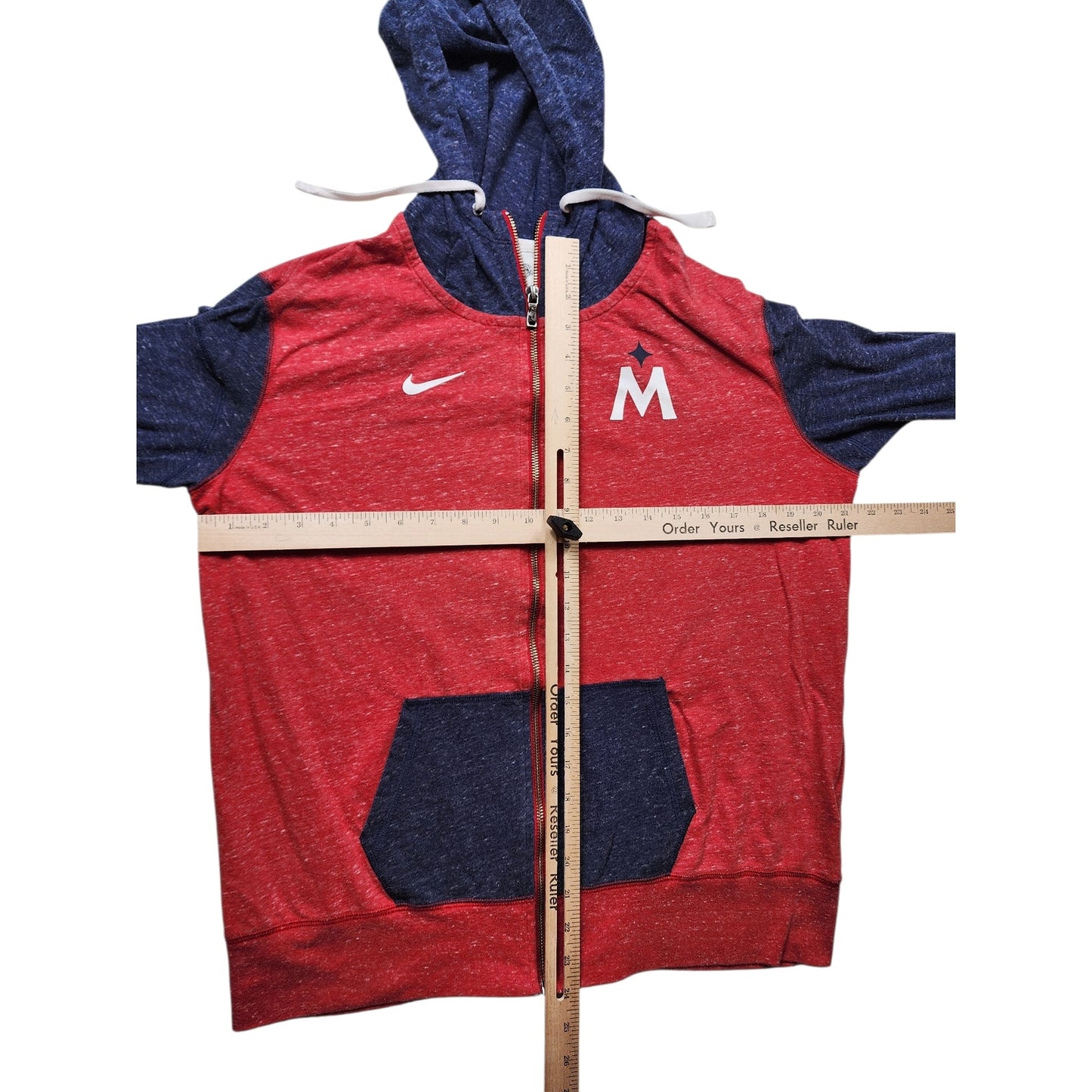 Nike Minnesota Twins Full Zip Hoodie Women Large MLB Lightweight Jacket Athletic