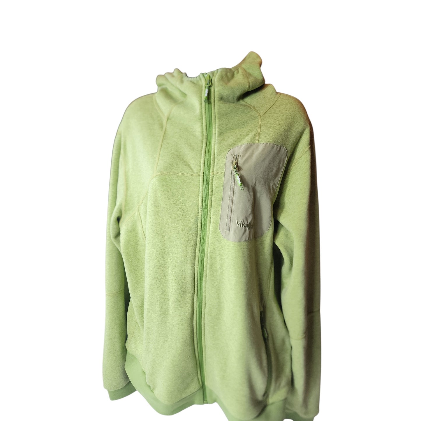 Vikafjell Norway Hoodie Womens XL Zip Fleece Hiking Jacket Gorpcore Norwegian