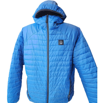 Duluth Trading Alaskan Hardgear Puffer Jacket Mens Large Hooded Quilted Gorpcore