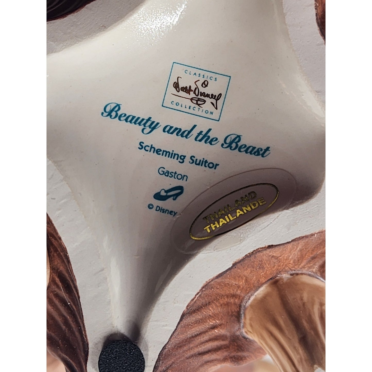 WDCC Gaston Scheming Suitor Beauty and the Beast Disney Villains COA Box Disney