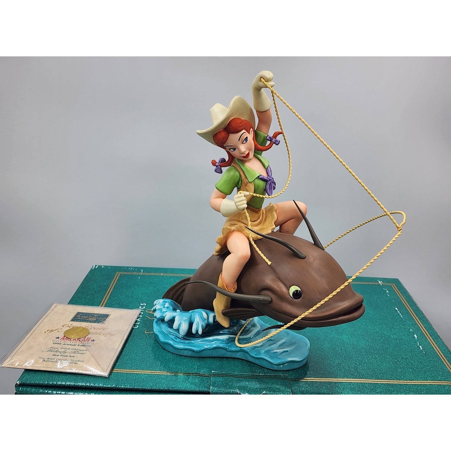 WDCC Slue Foot Sue 1995 Melody Time American Folk Heroes Cowgirl Vintage Box COA