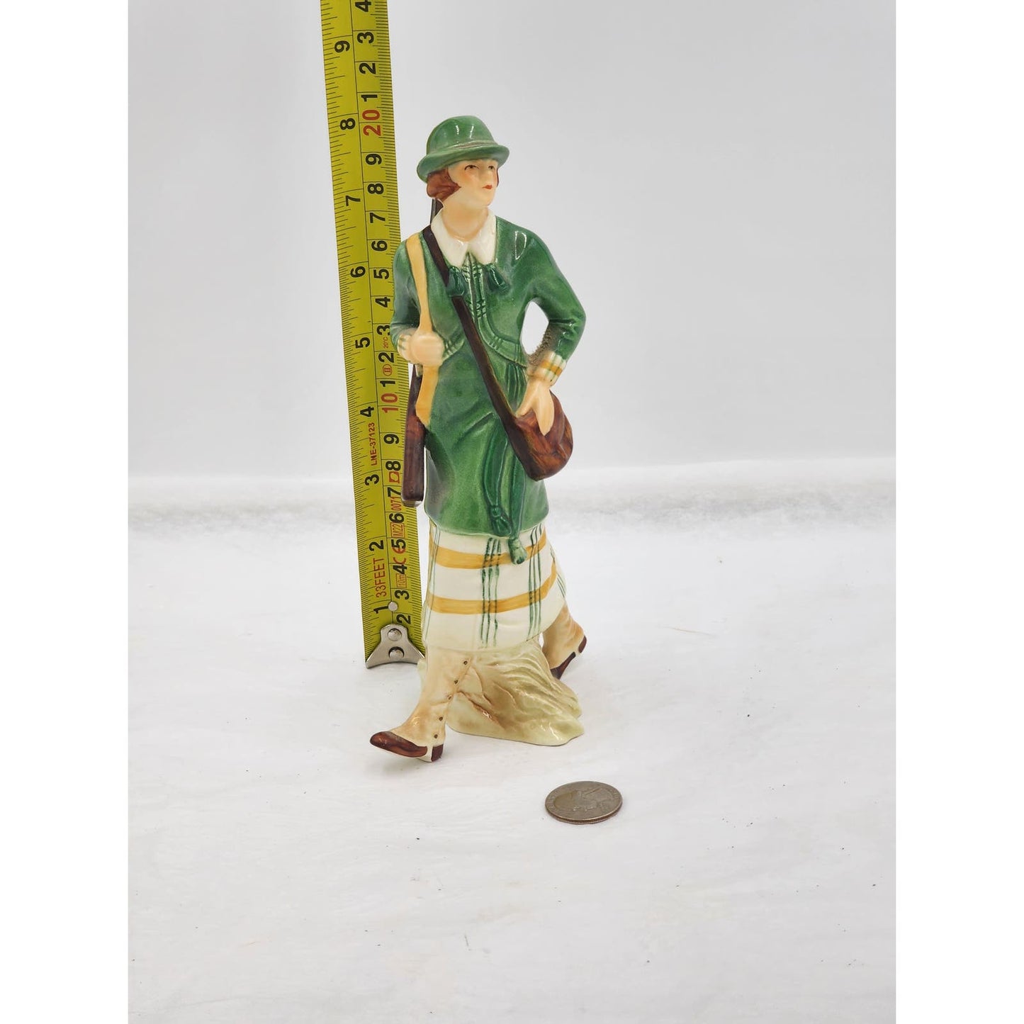 Goebel West Germany To The Hunt 1913 Female European Hunting Figurine 8"