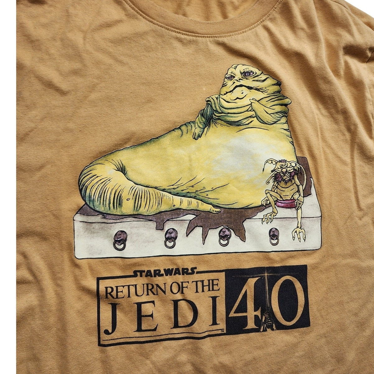 Star Wars Return of the Jedi 40th Anniversary T Shirt Medium Jabba Graphic Tee