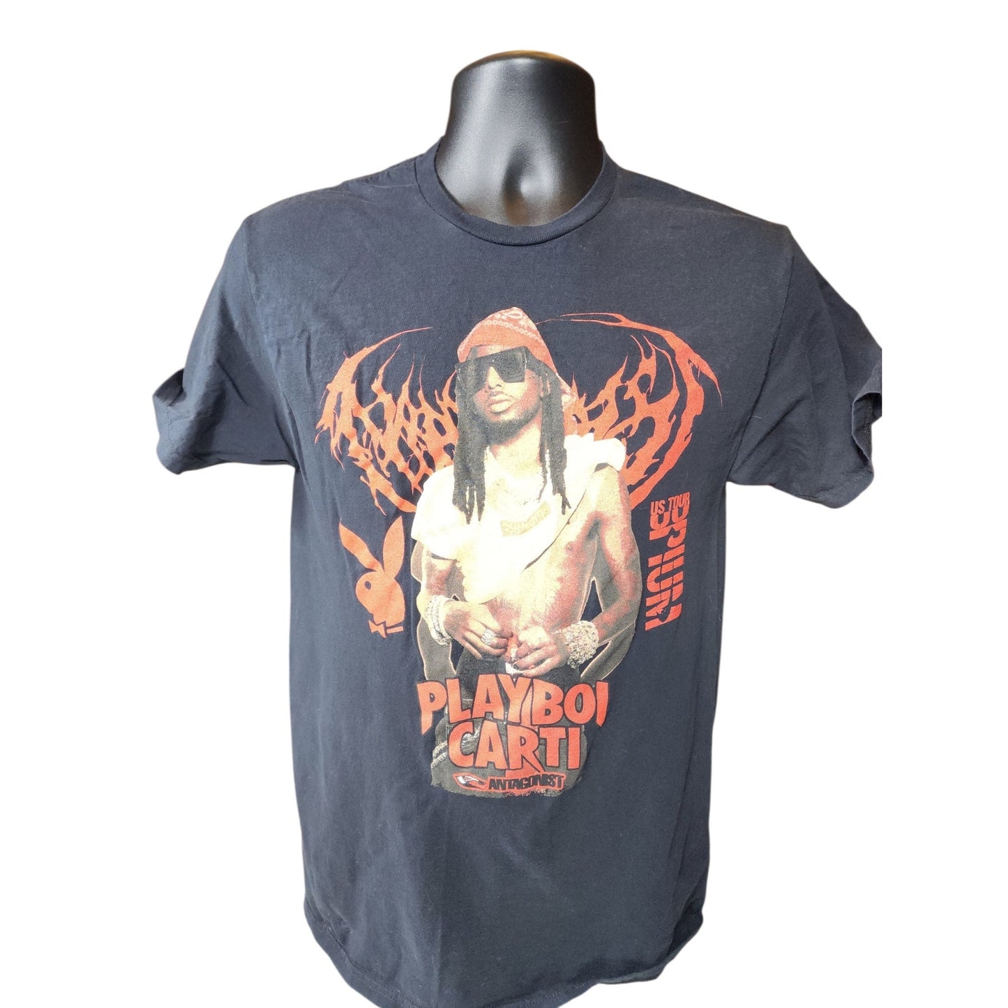 Fruit of the Loom Playboi Carti Rap Tee Small Tour Shirt Graphic Concert Tee