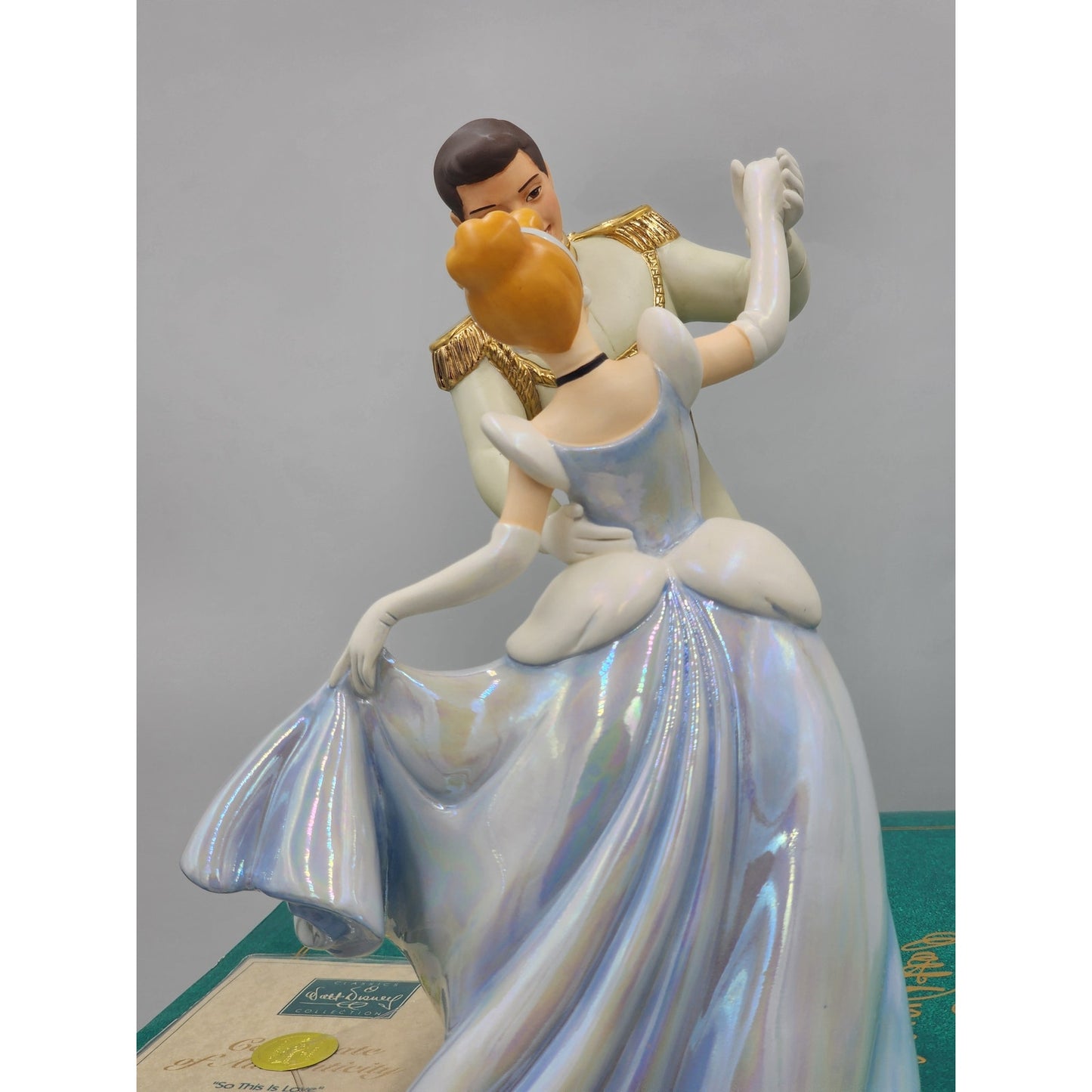 WDCC Disney Cinderella Prince Charming So This Is Love Vintage Retired Box COA