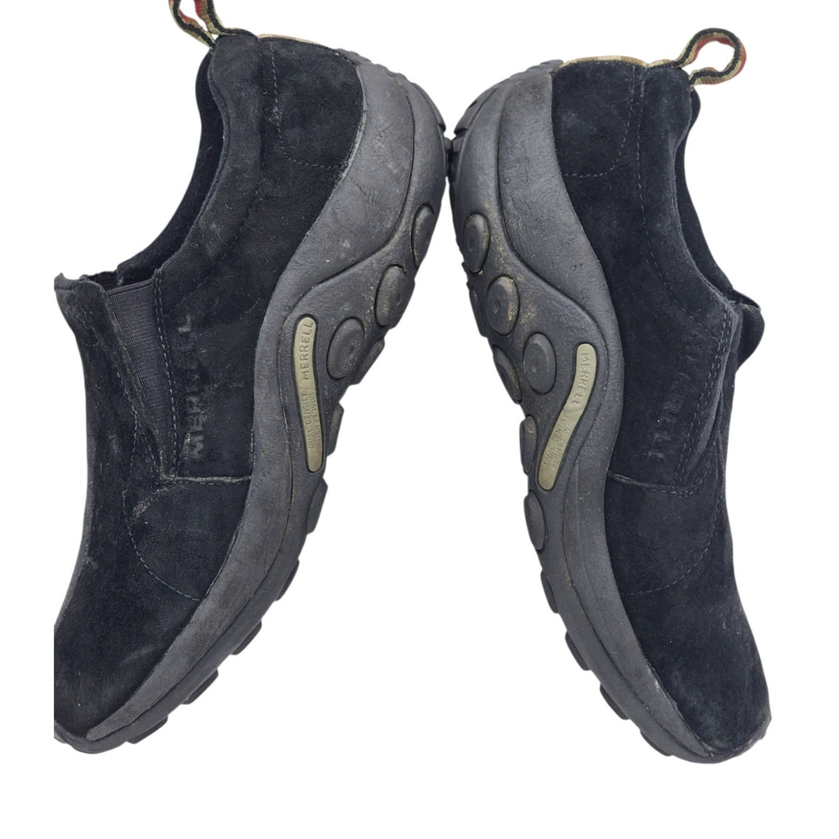 Merrell Jungle Moc Womens 8 Black Suede Slip On Shoes Hiking Outdoor Gorpcore