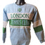 Vinyl Icons London Tennis Club Sweatshirt Women Large Colorblock Crewneck Sporty