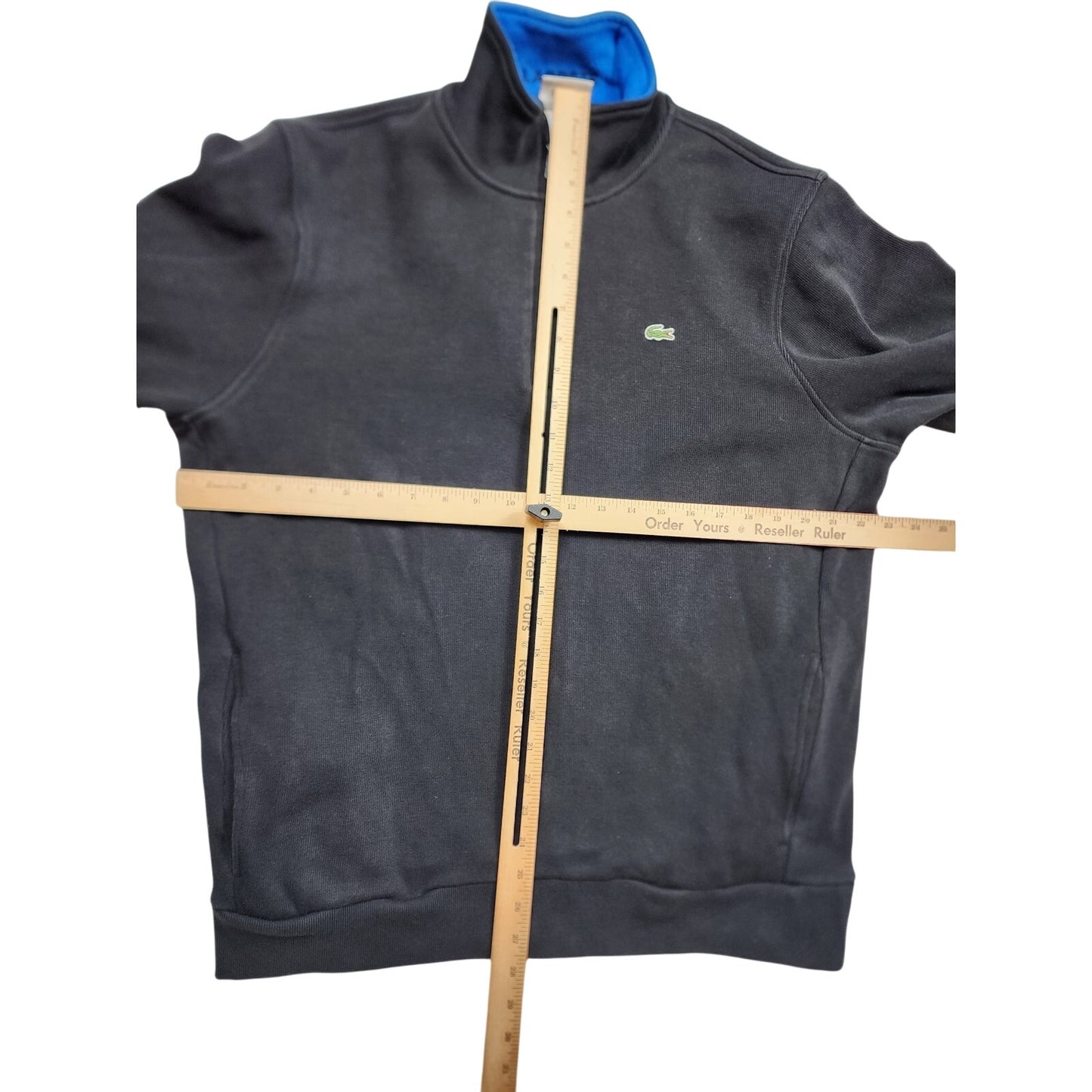 Lacoste Sweatshirt Quarter Zip Pullover Men XL Sweater Long Sleeve Casual Preppy