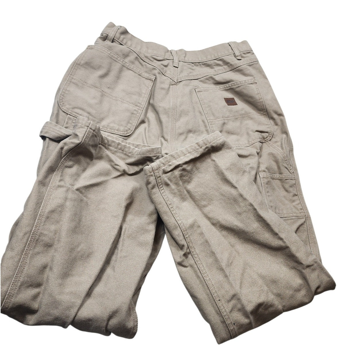 SAF BAK Canvas Lined Work Pants 36x32 Heavy Duty Cargo Rugged Utility Trousers