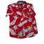 VANS Off the Wall Hawaiian Camp Shirt Mens Medium Tropical Floral Button Y2K
