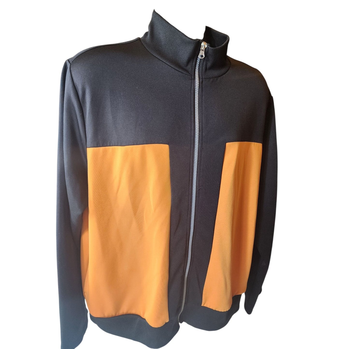 Naruto Shippuden Spirit Men XL Track Jacket Cosplay Anime Zip Logo Shonen Jump