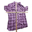 Duluth Trading Shirt Women XL Purple Plaid Button Front Long Sleeve Western Top