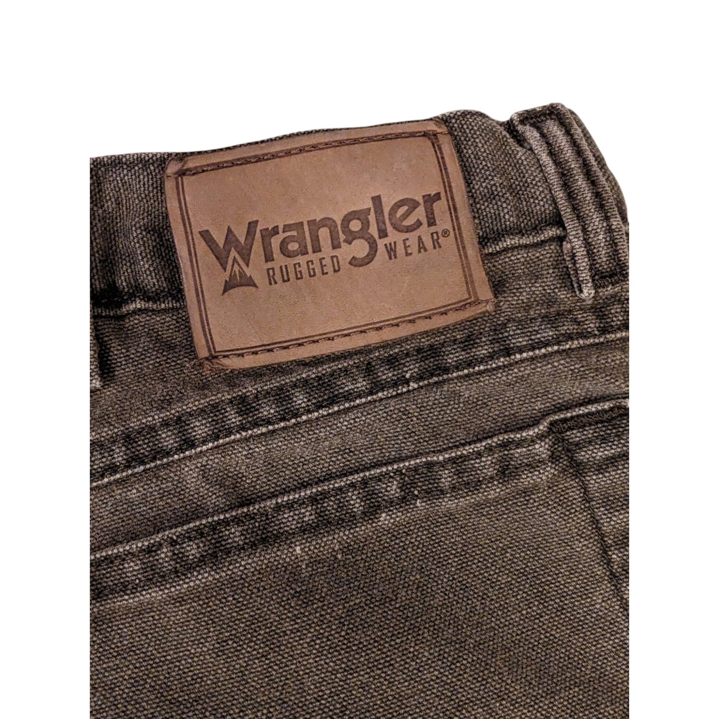 Wrangler Rugged Wear Pants Mens 44x32 Lined Work Carpenter Heavy Duty 33213NB