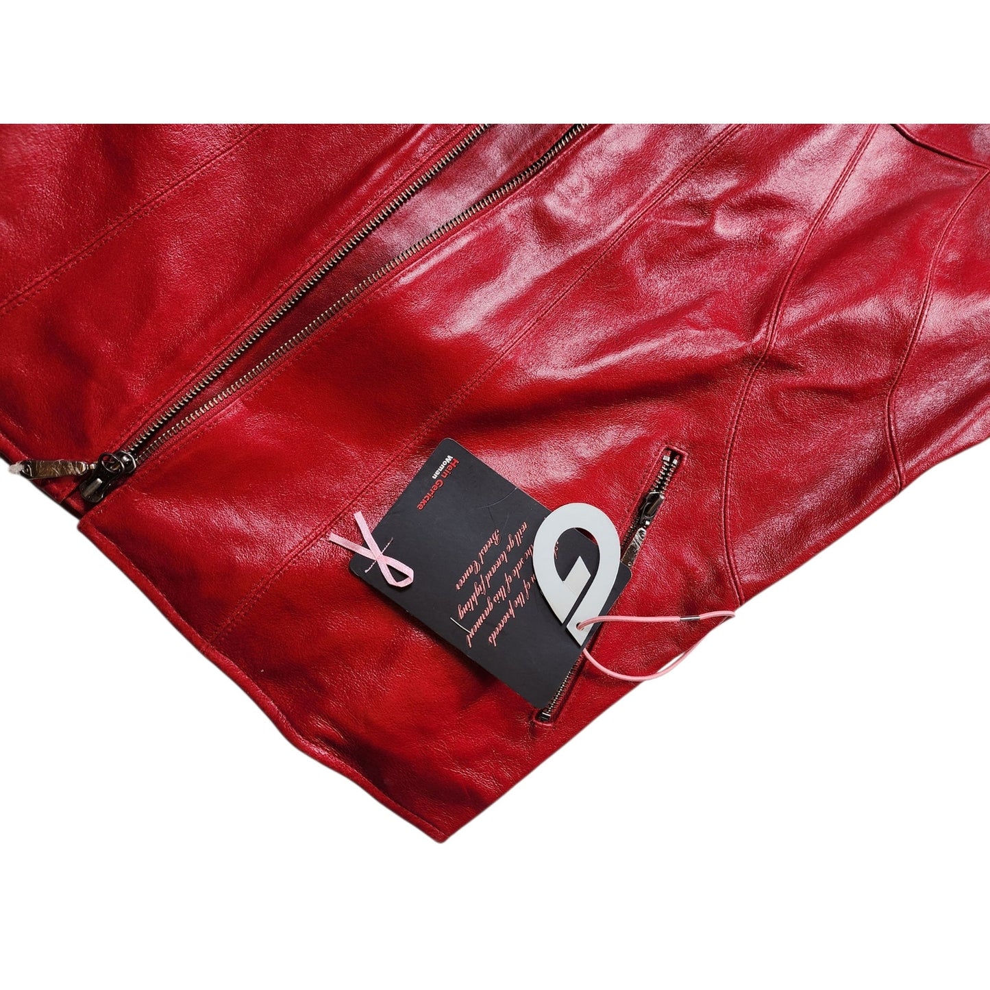 Hein Gericke Leather Moto Jacket Womens 12 Lined Cafe Racer Motorcycle Biker